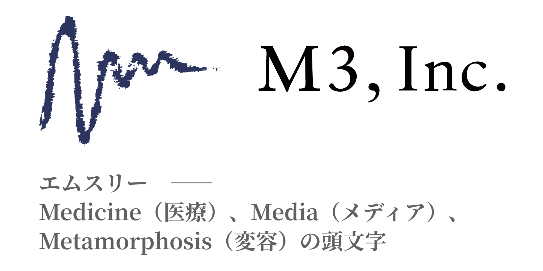 エムスリー　―― Medicine（医療）、Media（メディア）、Metamorphosis（変容）の頭文字