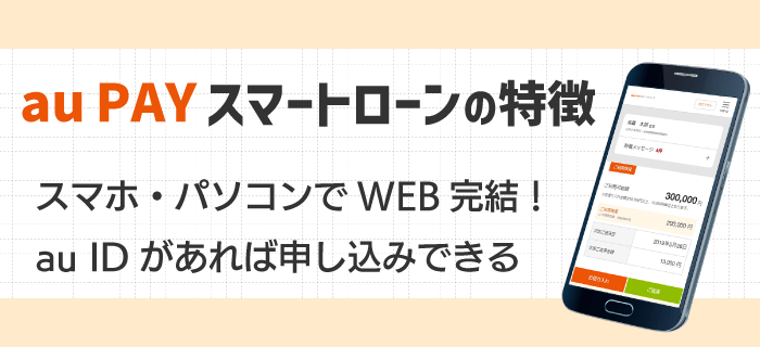 auPAYスマートローンの特徴