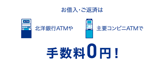 北洋銀行カードローンの手数料